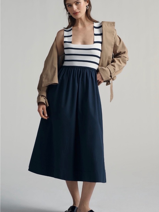 Maeve Dresses & Skirts - Maeve Sleeveless Crossback Twofer Midi Dress